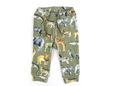 Name It oil green animal print pants